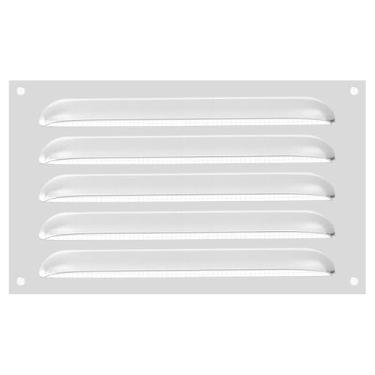 Imagem de PATIKIL Capa de ventilação de alumínio de 15 x 25 cm, cobertura de ventilação de grade de ar HVAC, malha embutida para casa, cozinha, lareira, banheiro, parede, teto, prata