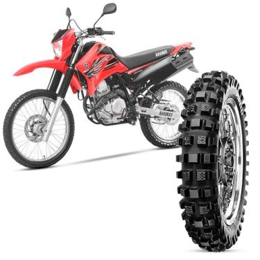Imagem de Pneu Moto Yamaha XTZ 250 Lander Pirelli Aro 18 120/100-18 Mt16 Traseiro Garacross