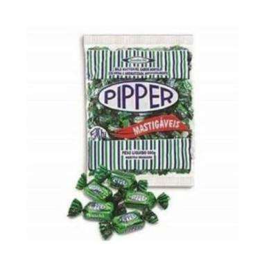 Imagem de Bala Pipper Mastigável Sabor Hortelã 500g