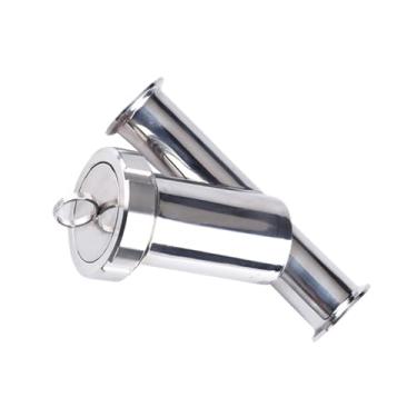 Imagem de 1-1/2" OD X 1.5" Tri Clamp Sanitary Y-Strainer Filter, 304 Stainless Steel, 20-1000 Mesh, 16 Bar Pressure, for Homebrew Beer, Dairy(500 Mesh)