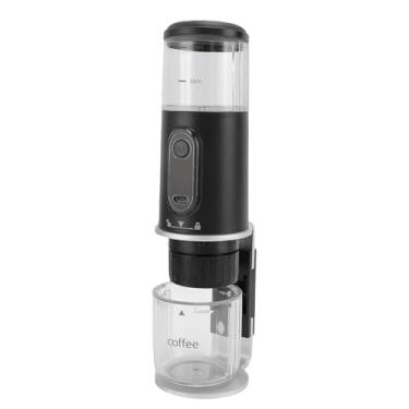 Imagem de ASHATA Máquina de café Expresso Elétrico Portátil, Cafeteira de Viagem 30-60ml, Máquina de café Recarregável para Cápsula para Camping para Camping RV Escritório (Preto)