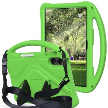 Imagem de YRH Capa para tablet Onn 12.1 Pro 2024 (modelo 100146663), capa infantil EVA à prova de choque com alça de ombro para tablet Walmart Surf Onn de 12,1 polegadas, verde