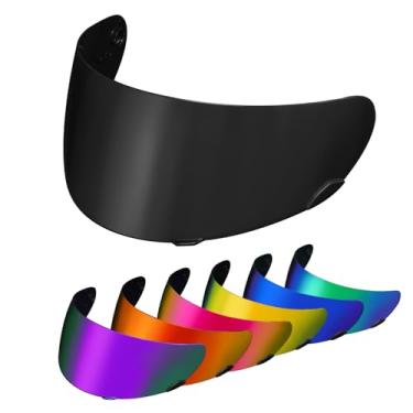 Imagem de PSLER Qualifier Visor- Qualifier Helmet Visor Motorcycle Face Shield Accessories Replacement for Bell Qualifier/Star/Vortex/RS-1/Revolver,Black