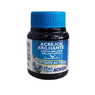 Imagem de Tinta Acrilica Brilhante, Preto, Acrilex, 30_milliliters, 33400520