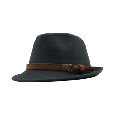 Imagem de Chapéu De Lã Jazz Vintage Feminino Outono Inverno Respirável Moda Casu