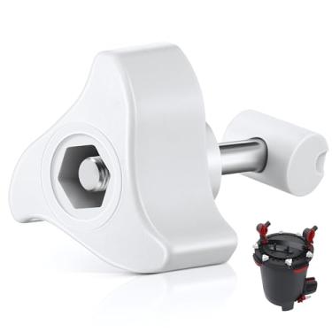 Imagem de HappyAlley 1 pacote de peças de reposição compatíveis com filtros Fluval Canister, fecho de tampa compatível com Fluval FX6 FX5 FX2 FX4, ajuste seguro e de longa duração