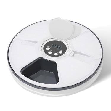 Imagem de Alimentador automático para gatos Fuxopo 6 Meal Timed para alimentos ú