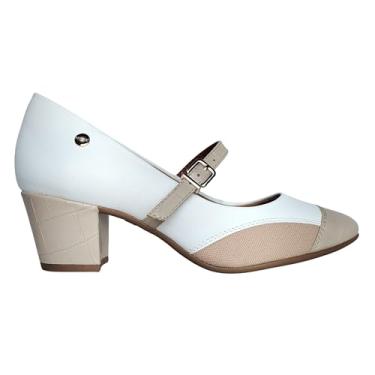 Imagem de Sapato Conforto Firezzi Boneca Joanete Salto Médio 239541 Scarpin (Bistro, BR, Adulto, Numérico, M, 33)