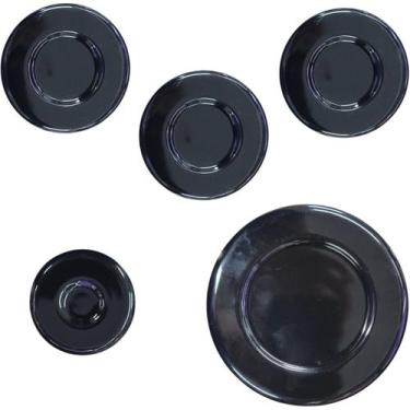 Imagem de 5 Espalhadores Tampinhas Fogão Cooktop Fischer Original - Brastemp