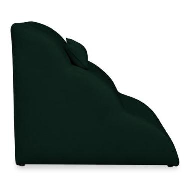 Imagem de Escada Rampa Pet Nuvem Para Cachorro e Gato + Brinde Suede Verde - Mon