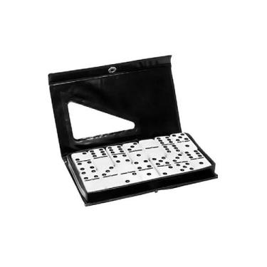 Imagem de Jogo de Dominó Double Six Profissional 28 Peças 10 mm