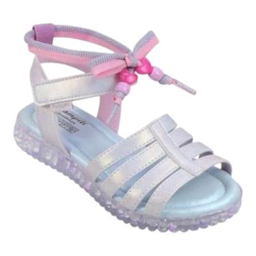 Imagem de Sandália Infantil Pampili Customize Cordão com Miçangas Tie Dye (Tie Dye, BR, Criança de 4 a 8 anos, Numérico, P, 29)