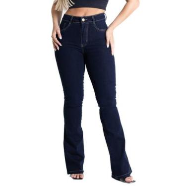 Imagem de Calça Jeans Sawary Super Lipo Boot Cut - 281227 - Azul escuro 38, 38, 