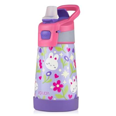 Imagem de Garrafa Térmica Kouda Oka Kids Lilas Coelho - 350ml