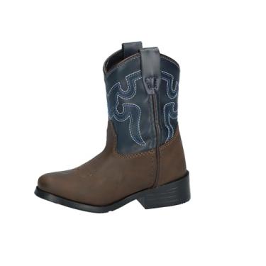 Imagem de Kid'S Monterey Brown/Navy Cowboy Kids Boot