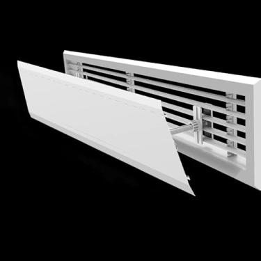 Imagem de Defletor de ar condicionado, defletor de ar condicionado para persiana de teto, ar condicionado, ângulo refletor de ar ajustável, sopro antidireto, pendente superior / pendente Later