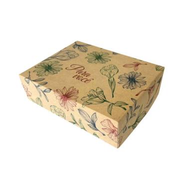 Imagem de Caixa Kraft Para Você 18x14x5cm C/100 Un | Love, Eu Te Amo, Coração, Presente Romântico
