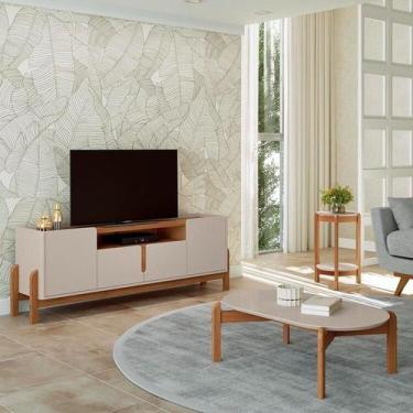 Imagem de Rack 1,70 com Mesa de Centro e Mesa Lateral Lizz - Espresso Móveis