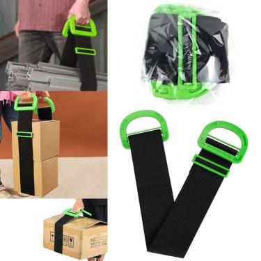 Imagem de Cinto Para Transporte De Moveis Caixas Mudanças Carrinho De Carga Manual Faixa De Carregamento Elevacao Ajustavel Multif