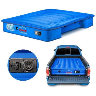 Imagem de Colchão Inflável Casal com Bomba Embutida, Para até 450KG, Pittman Outdoors PPI30, Azul