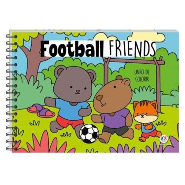 Imagem de Football Friends - Livro De Colorir Com Marcador