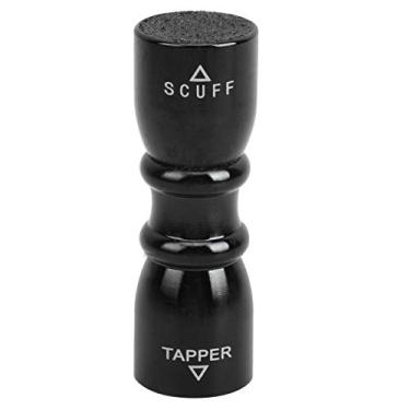 Imagem de Ponta de sinuca para piscina, 3 em 1, ferramenta de ponta de sinuca, acessórios de bilhar, Scuffer, modelador e aerador, kit de ferramentas de reparo de aço inoxidável (preto)