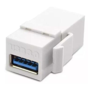 Imagem de Keystone Usb Caixa Embutir Mesa Espelho Painel Movel