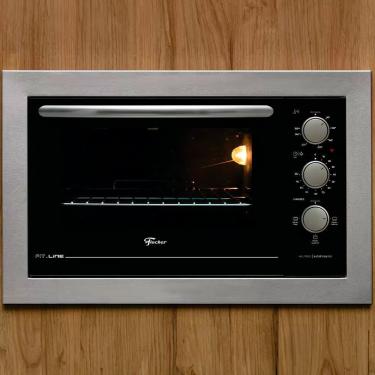 Imagem de Forno De Embutir Elétrico Fit Line Com Grill Fischer Inox 110V