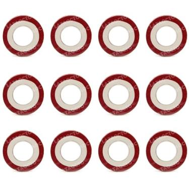 Imagem de 12 peças de junta de injetores de combustível compatíveis com YAMAHA fora de borda HPDI 150-300 Hp furo 2,6L, 3,3L substituir 68F-13764-00-00