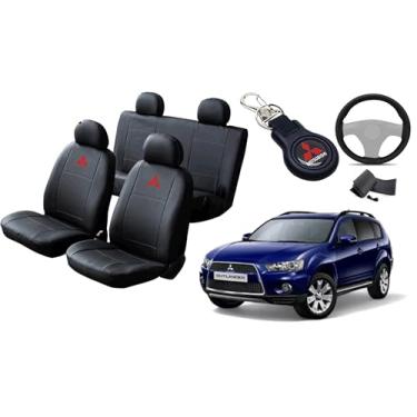 Imagem de Capa de couro para o banco outlander 2007-2012 proteção impermeável