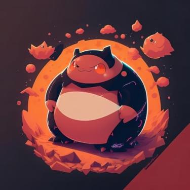 Imagem de Adesivo de Parede Infantil Anime Monstros Coloridos com Raios Elétricos Efeito 3D 30x30cm