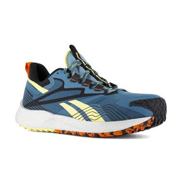 Imagem de Reebok Tênis masculino Fe4 Adventure Work Safety, Azul/Amarelo, 9.5 Wide