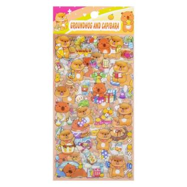 Imagem de Autocolantes de Animais | Decoração com Adesivos Variados - Adesivos Temáticos De Animais Para Crianças,Para Laptop Garrafa De Água Capa De Telemóvel Rapazes Raparigas Adolescentes