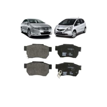 Imagem de Kit Pastilha de Freio Honda City 1.5 09> Fit 13/14 Traseira + Spray Tekbond Anti Chio 300ml