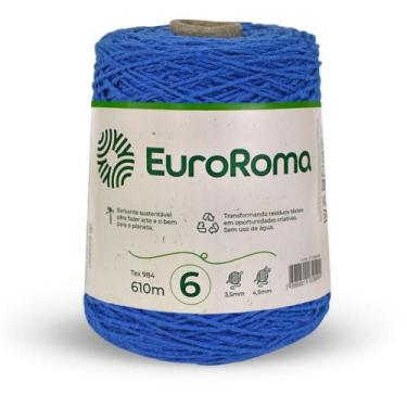 Imagem de Barbante Colorido 600G 4/6 Fios 610M Azul Royal 1 - Euroroma
