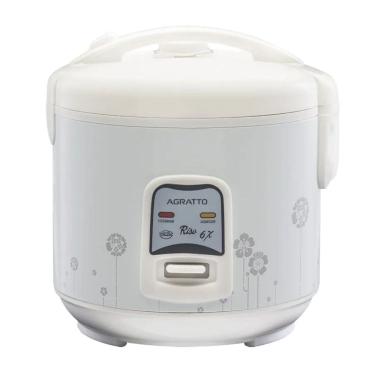 Imagem de Panela Elétrica de Arroz Riso 6 Xícaras PA6X Bandeja Legumes a Vapor Agratto