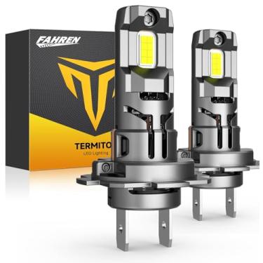 Imagem de FAHREN Lâmpadas LED H7 de última geração, 70.000 lúmens super brilhantes, feixe branco frio 6500K, 1200% mais luz, fácil instalação plug-and-play, pronto para barramento CAN, sem adaptador, conjunto