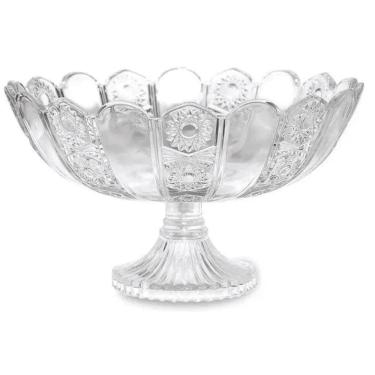 Imagem de Centro de Mesa com Pé Arctic 30cm em Vidro Lehaví