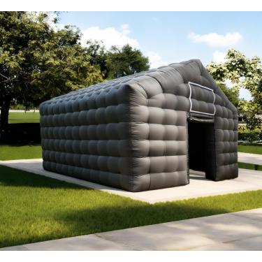 Imagem de YeeBouncy Barraca de festa grande, grande casa de eventos, barraca inflável de festa ao ar livre, para festa de aniversário, acampamento escolar, discoteca, festa de casamento (18 pés)