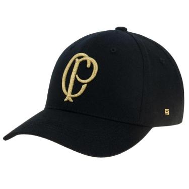 Imagem de Boné Corinthians Bordado Licenciado Supercap Dourado-Masculino