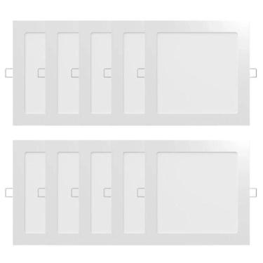 Imagem de 10 Led Embutir 6500k 18w Elgin Cor Branco-frio Teto Bivolt, Bivolt