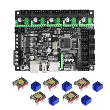 Imagem de Compatível com Makerbase MKS Robin Nano V3.1 Placa de controle de impressora 3D Placa mãe TS35 TFT Touch Screen compatível com A4988 TMC2209(Package 2)