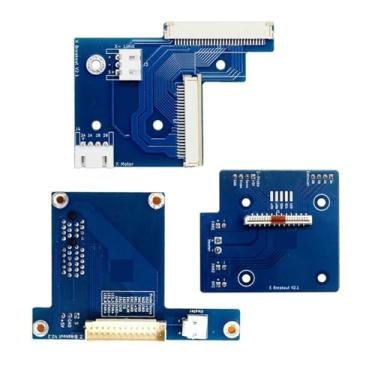 Imagem de Compatível com placa de circuito de transferência de cabo de impressora 3D Artillery, compatível com SW-X2 e Genius Pro, placa adaptadora de eixo X/E/Z de conexão de jato único/extrusora(XZE PCB)