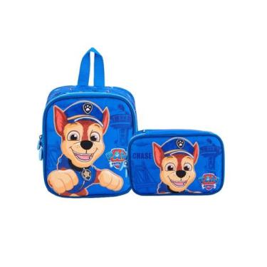 Imagem de Kit Chase Patrulha Canina Lancheira Térmica + Estojo Box - Xeryus
