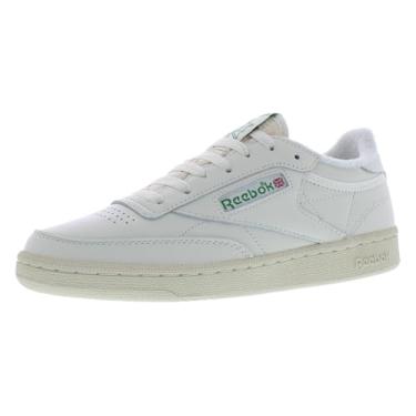 Imagem de Reebok Tênis feminino vintage Reebok Club C 85 feminino, casual, branco, Giz/Giz vintage/preto, 40