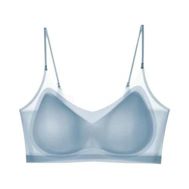 Imagem de Sutiã Ultra-Fino De Seda Gelada Respirável Para Mulheres, Sem Costura,