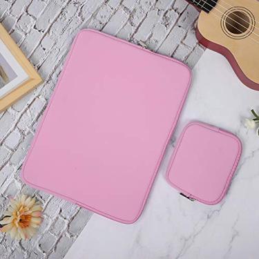 Imagem de Generic Bolsa de Mão para Notebook, Bolsa de Transporte para Fonte de Alimentação, Moda Clássica, Preta, Manga para Laptop de 15.6 Espaços, Unissex, Cinza, Mutispandex (14 pol.)