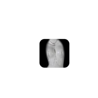 Imagem de Colar de corrente de mamilo sem piercing de strass sexy, biquíni, corrente de peito de cristal preto, joia de festival de rave, joia de mamilo para festa feminina