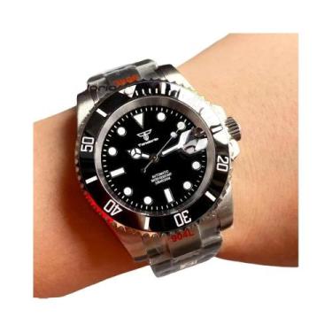 Imagem de Relógio De Mergulho Masculino De Aço Inoxidável 40mm Tandorio NH35 Mos