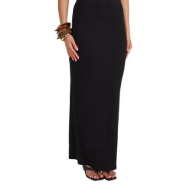 Imagem de Saia Colcci Midi Slim Canelada-Feminino